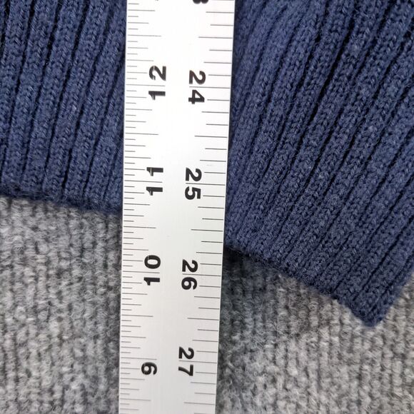 Vintage Military Equipment Company Knit Sweater Mens 40R Blue Pullover V-Neck - Picture 11 of 12